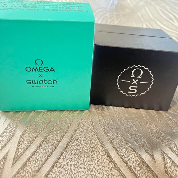 Authentic OMEGA X SWATCH MoonSwatch Mission on Earth Polar Lights SO33L103 - Picture 8 of 12